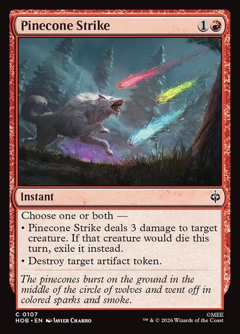 Pinecone Strike (Foil) - The Hobbit