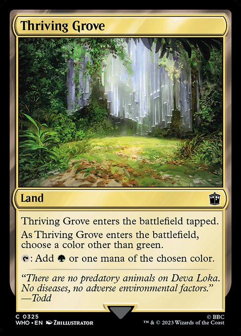 Thriving Grove - Universes Beyond: Doctor Who
