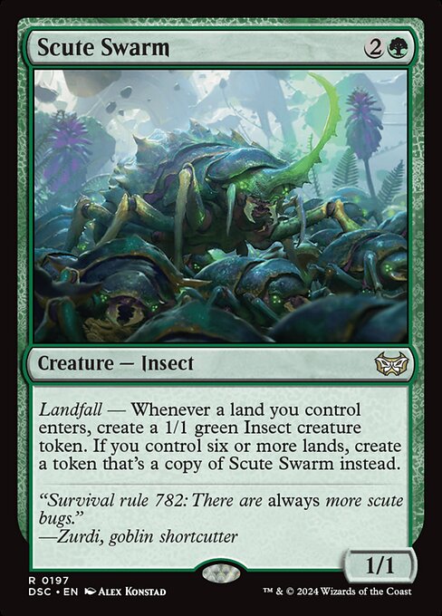 Scute Swarm - Commander: Duskmourn: House of Horror