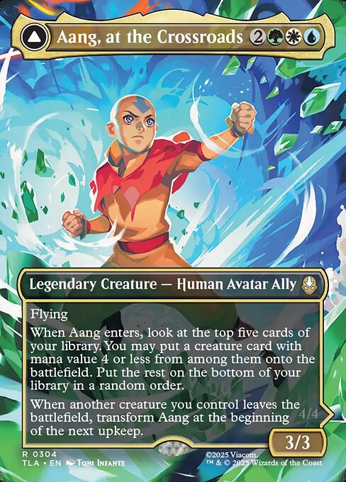 Aang, at the Crossroads (Borderless) - Avatar: The Last Airbender