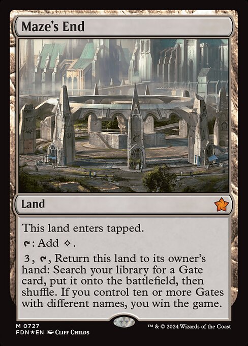 Maze's End (Foil) - Foundations