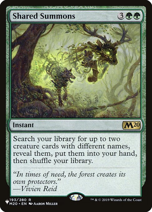 Shared Summons - The List Reprints