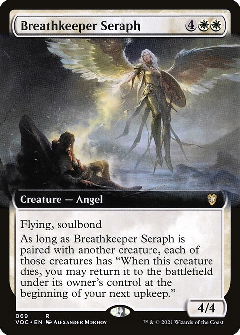 Breathkeeper Seraph (Extended Art) - Commander: Innistrad: Crimson Vow