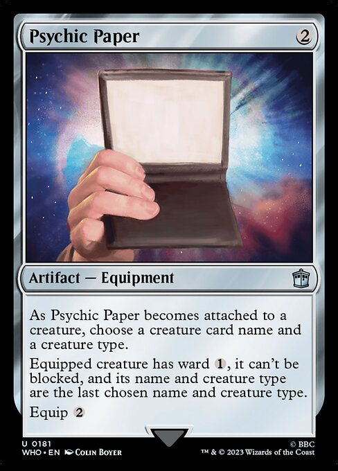 Psychic Paper (Foil) - Universes Beyond: Doctor Who