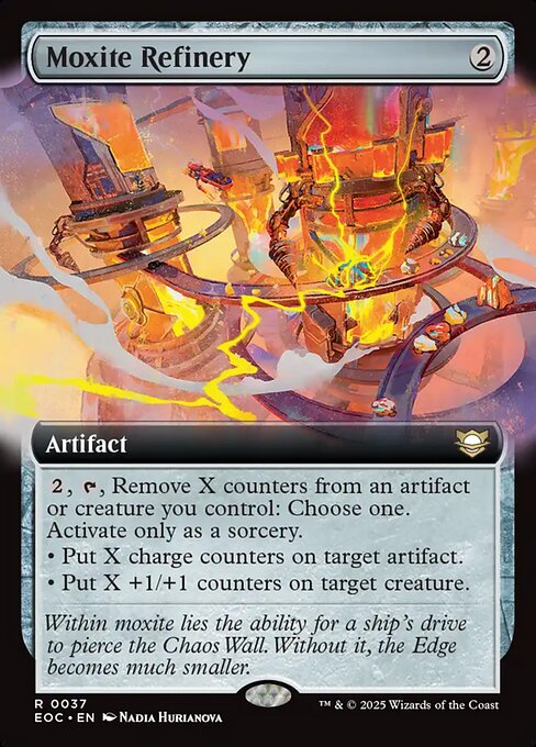 Moxite Refinery (Extended Art) - Commander: Edge of Eternities