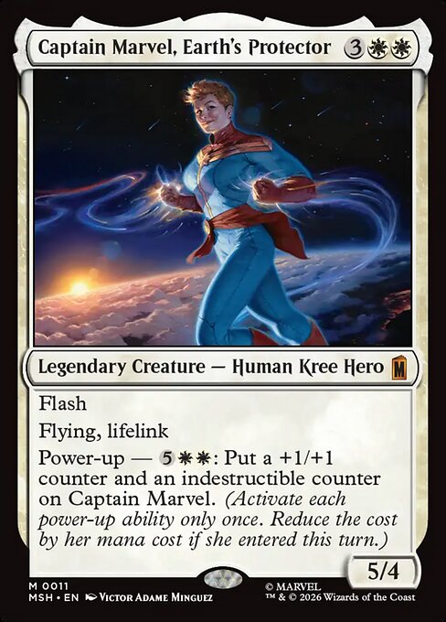 Captain Marvel, Earth's Protector - Marvel Super Heroes