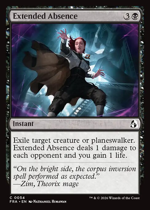 Extended Absence (Foil) - Reality Fracture