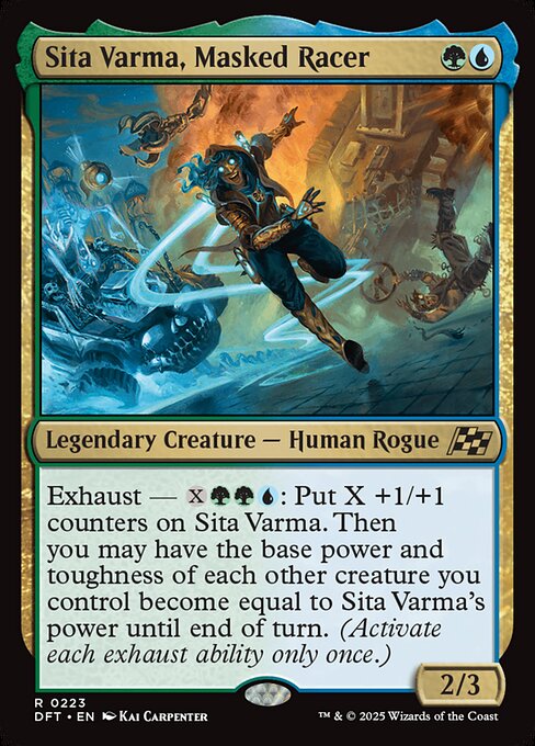 Sita Varma, Masked Racer (Foil) - Aetherdrift