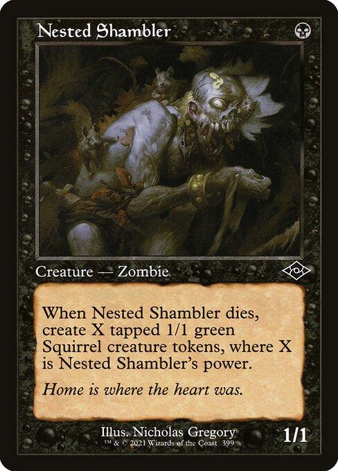 Nested Shambler (Retro Frame) (Foil) - Modern Horizons 2
