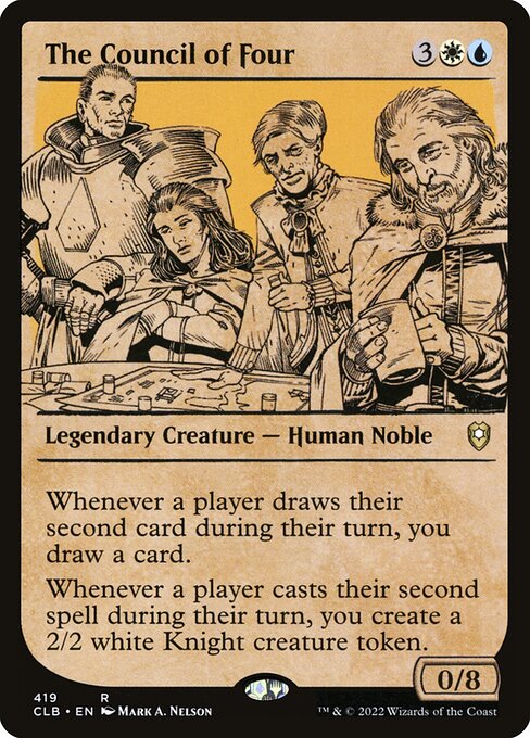 The Council of Four (Showcase) - Commander Legends: Battle for Baldur's Gate