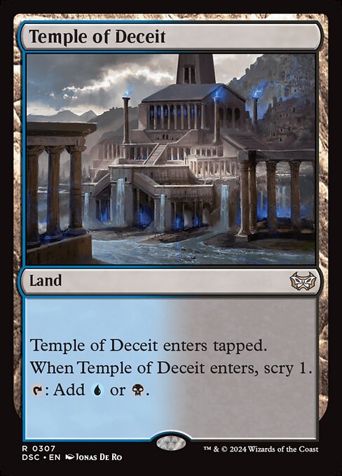 Temple of Deceit - Commander: Duskmourn: House of Horror