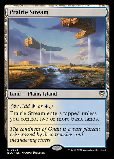 Prairie Stream - Commander: Bloomburrow