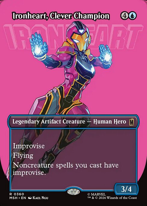 Ironheart, Clever Champion (Borderless) (Foil) - Marvel Super Heroes