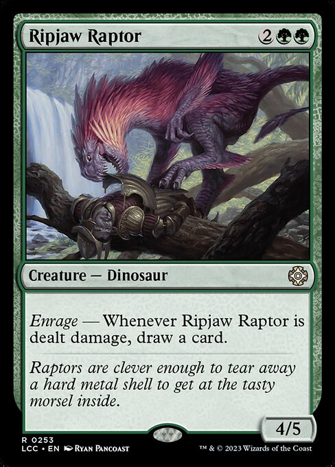 Ripjaw Raptor - Commander: The Lost Caverns of Ixalan