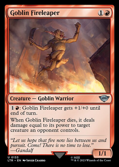 Goblin Fireleaper - Universes Beyond: The Lord of the Rings: Tales of Middle-earth