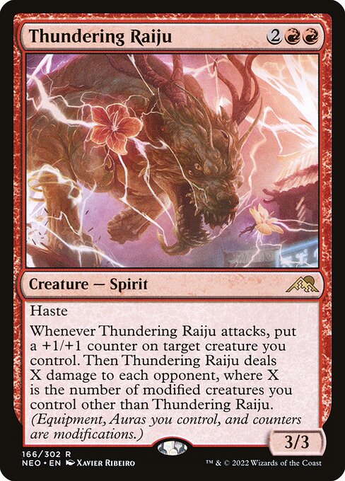 Thundering Raiju - Kamigawa: Neon Dynasty