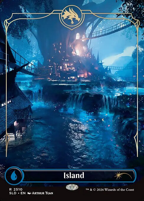 Island (2510) (Foil) - Secret Lair Drop Series