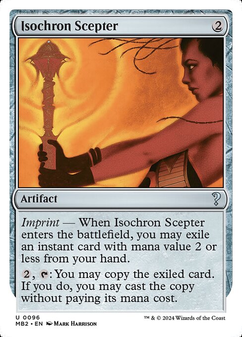 Isochron Scepter (White Border) - Mystery Booster 2