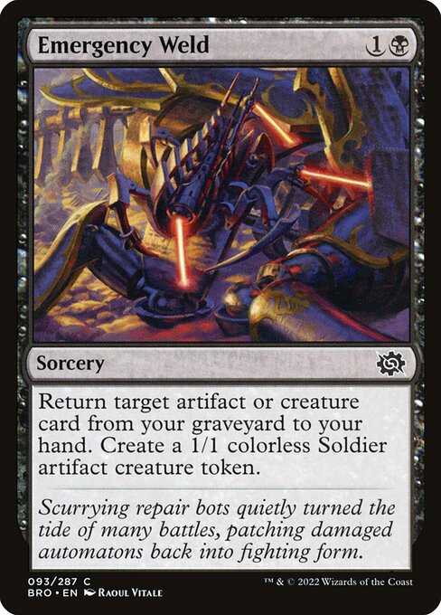 Emergency Weld (Foil) - The Brothers' War