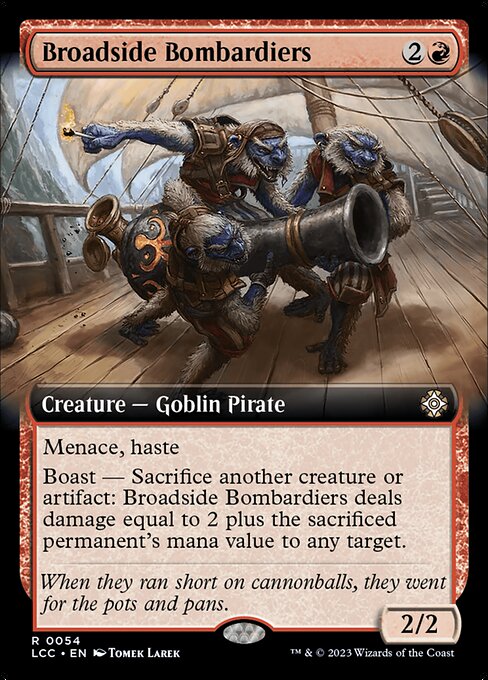Broadside Bombardiers (Extended Art) - Commander: The Lost Caverns of Ixalan