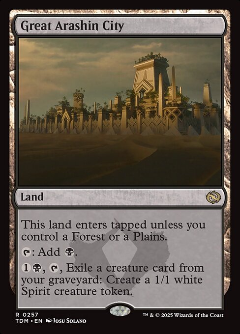 Great Arashin City (Foil) - Tarkir: Dragonstorm