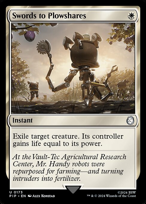Swords to Plowshares - Universes Beyond: Fallout