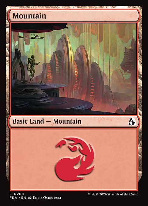 Mountain (0288) (Foil) - Reality Fracture