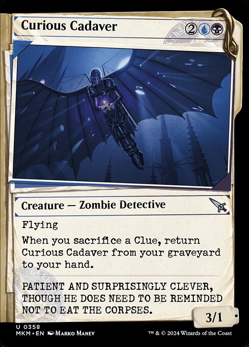 Curious Cadaver (Showcase) (Foil) - Murders at Karlov Manor