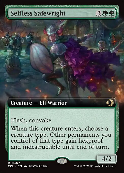 Selfless Safewright (Extended Art) - Lorwyn Eclipsed