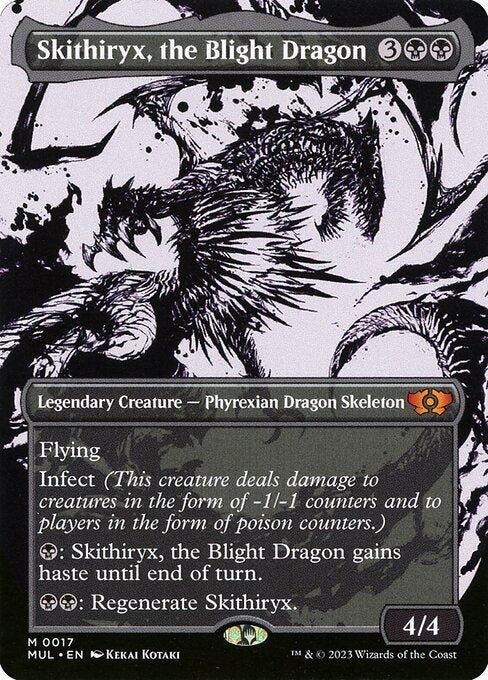 Skithiryx, the Blight Dragon (Foil) - March of the Machine: Multiverse Legends