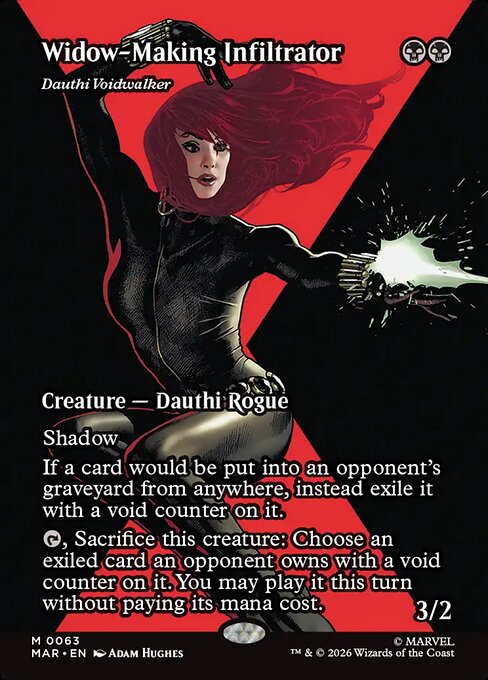 Widow-Making Infiltrator - Dauthi Voidwalker (Borderless) - Marvel Universe Eternal-Legal