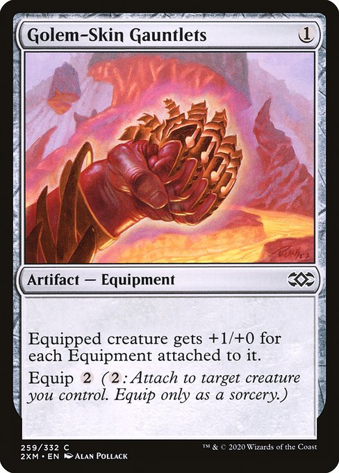 Golem-Skin Gauntlets - Double Masters