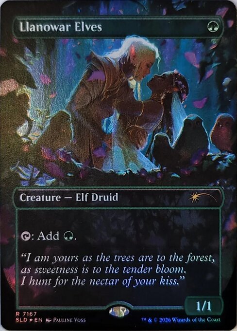 Llanowar Elves (7167) (Foil) - Secret Lair Drop Series