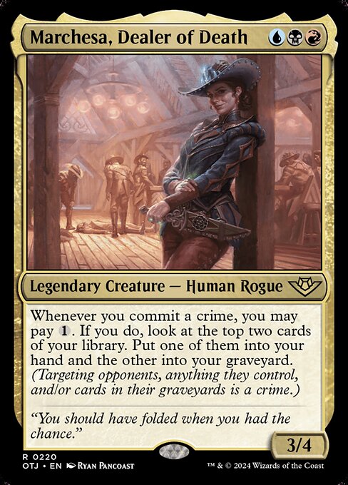 Marchesa, Dealer of Death (Foil) - Outlaws of Thunder Junction