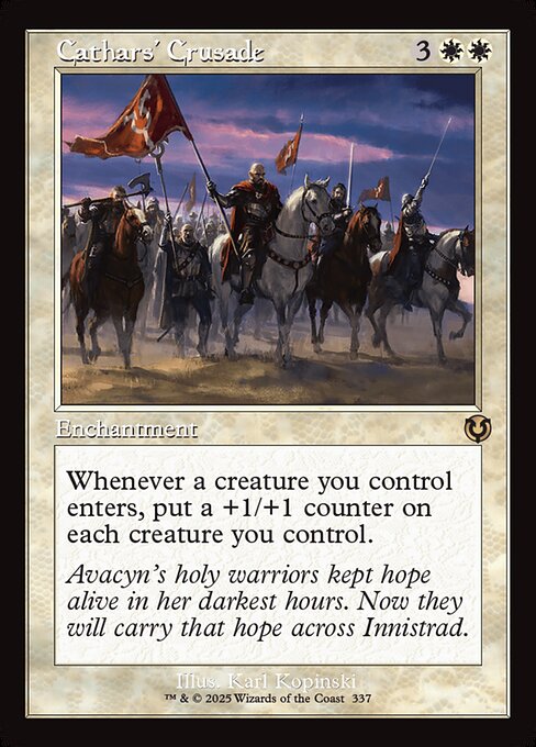 Cathars' Crusade (Retro Frame) - Innistrad Remastered