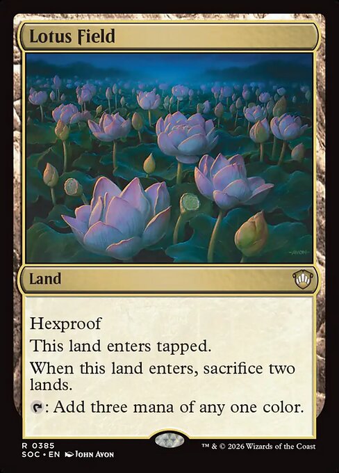 Lotus Field - Commander: Secrets of Strixhaven