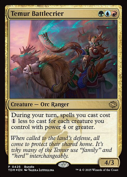 Temur Battlecrier (TDM Bundle) - Unique and Miscellaneous Promos