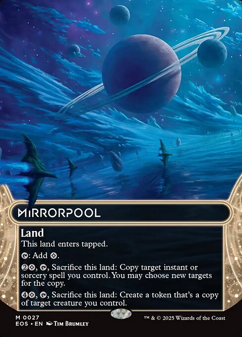 Mirrorpool (0027) (Borderless) - Edge of Eternities: Stellar Sights