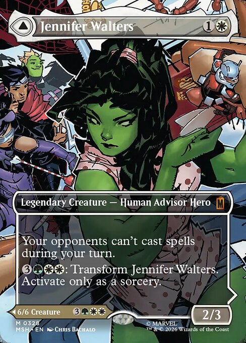 Jennifer Walters (Borderless) (0328) (Foil) - Marvel Super Heroes