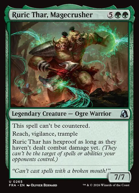 Ruric Thar, Magecrusher (Foil) - Reality Fracture
