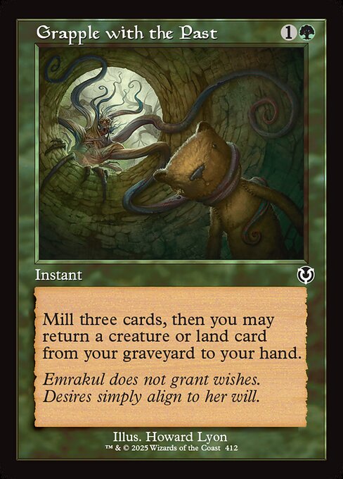 Grapple with the Past (Retro Frame) (Foil) - Innistrad Remastered