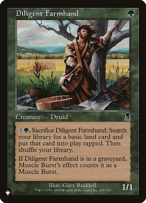 Diligent Farmhand - The List Reprints
