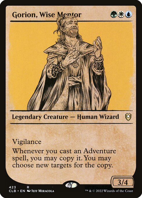 Gorion, Wise Mentor (Showcase) - Commander Legends: Battle for Baldur's Gate