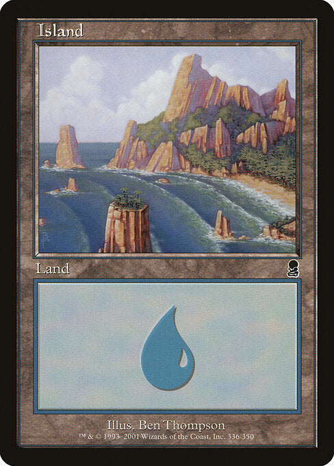 Island (336) (Foil) - Odyssey
