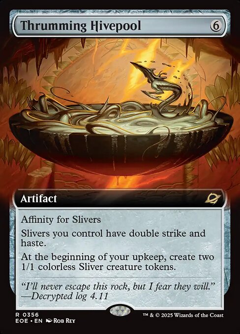 Thrumming Hivepool (Extended Art) (Foil) - Edge of Eternities