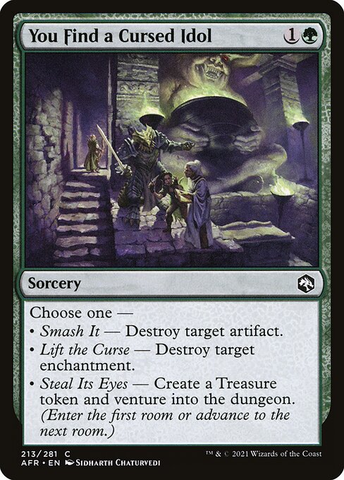 You Find a Cursed Idol - Adventures in the Forgotten Realms
