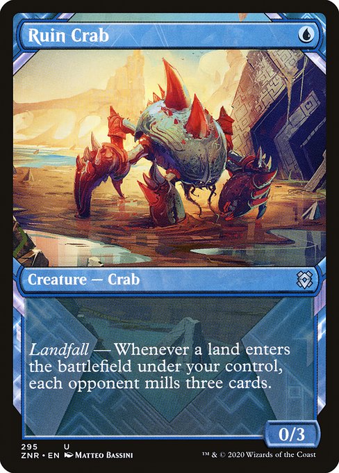 Ruin Crab (Showcase) - Zendikar Rising