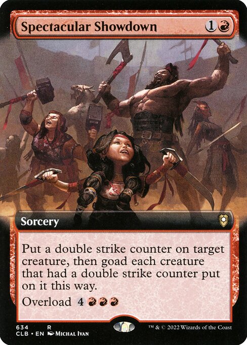 Spectacular Showdown (Extended Art) - Commander Legends: Battle for Baldur's Gate