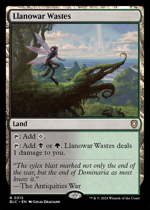 Llanowar Wastes - Commander: Bloomburrow