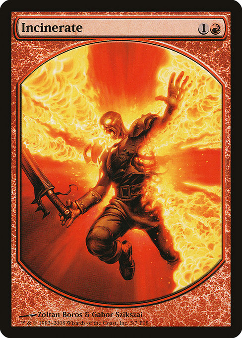 Incinerate - Magic Player Rewards